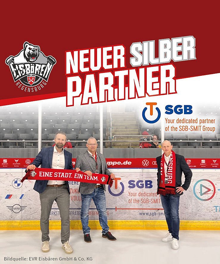 SGB SMIT news: SGB becomes new partner of Eisbären Regensburg!